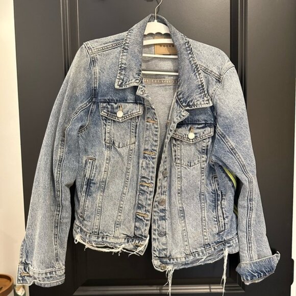 Blank NYC Light Blue Denim Jacket - Picture 1 of 4